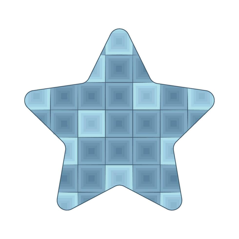 Star Blau Illustration vektor