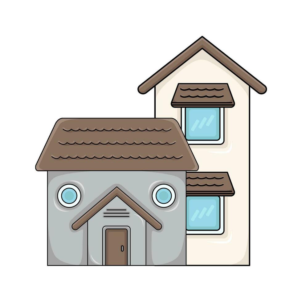 hus byggnad illustration vektor