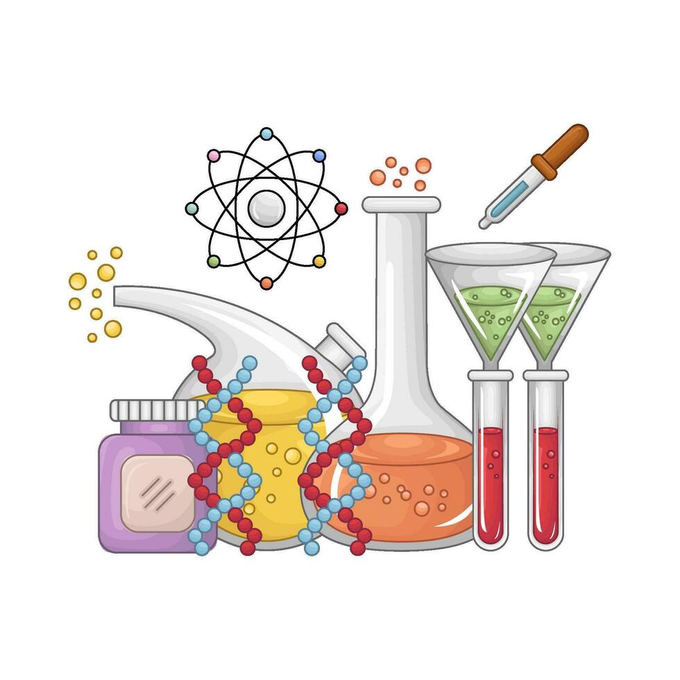 Chemie Biologie Illustration vektor