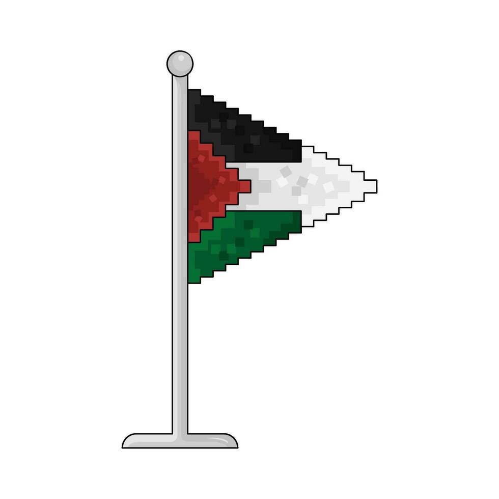 fri flagga palestina illustration vektor