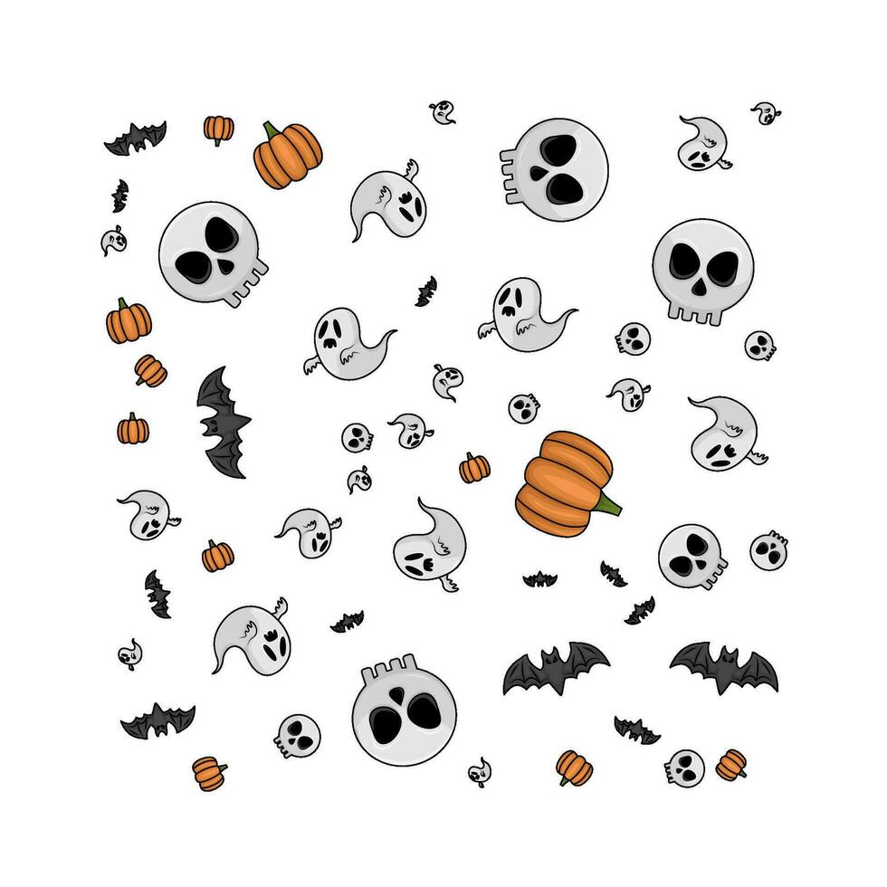 Muster Halloween Illustration vektor