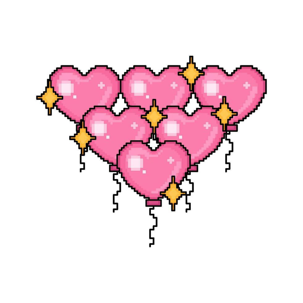 Pixel Liebe Illustration vektor