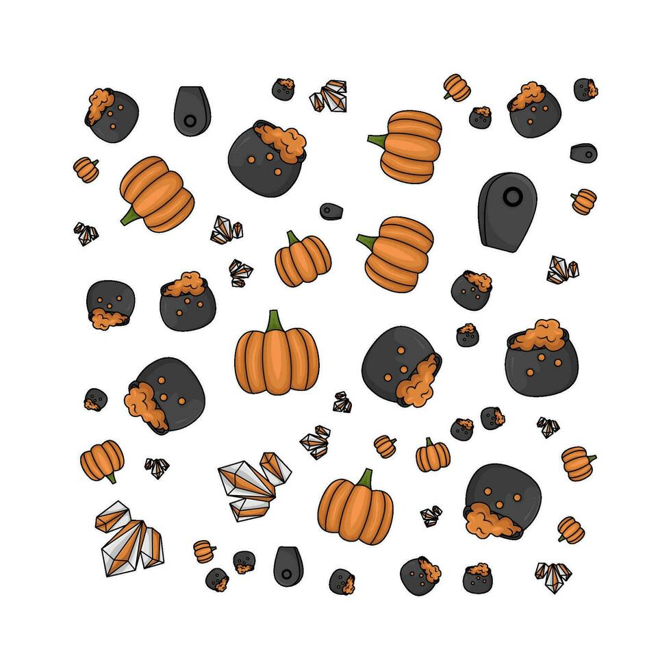 Muster Halloween Illustration vektor