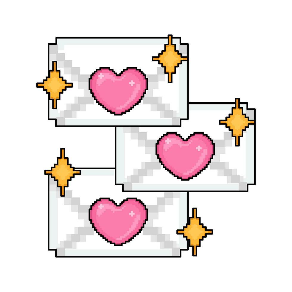 Pixel Liebe Illustration vektor