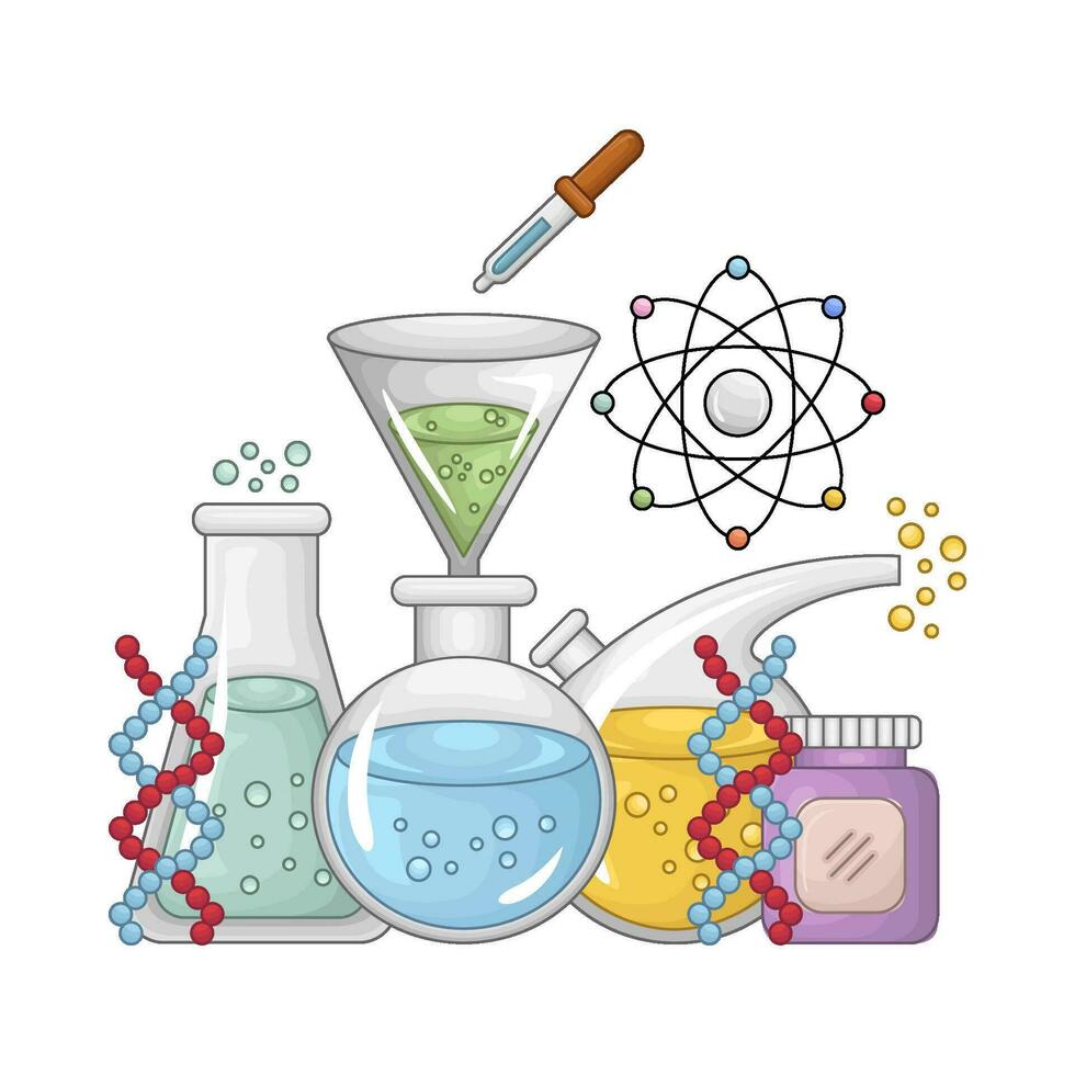 Chemie Biologie Illustration vektor