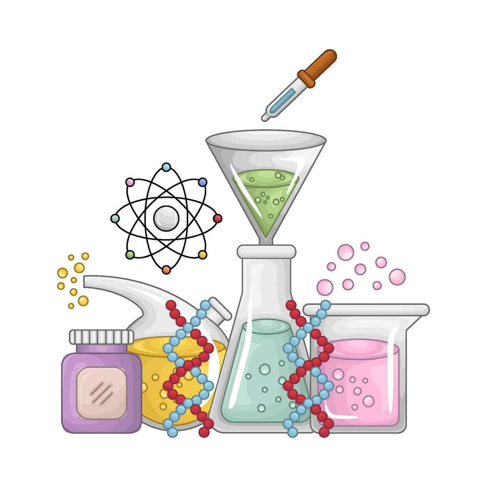 Chemie Biologie Illustration vektor