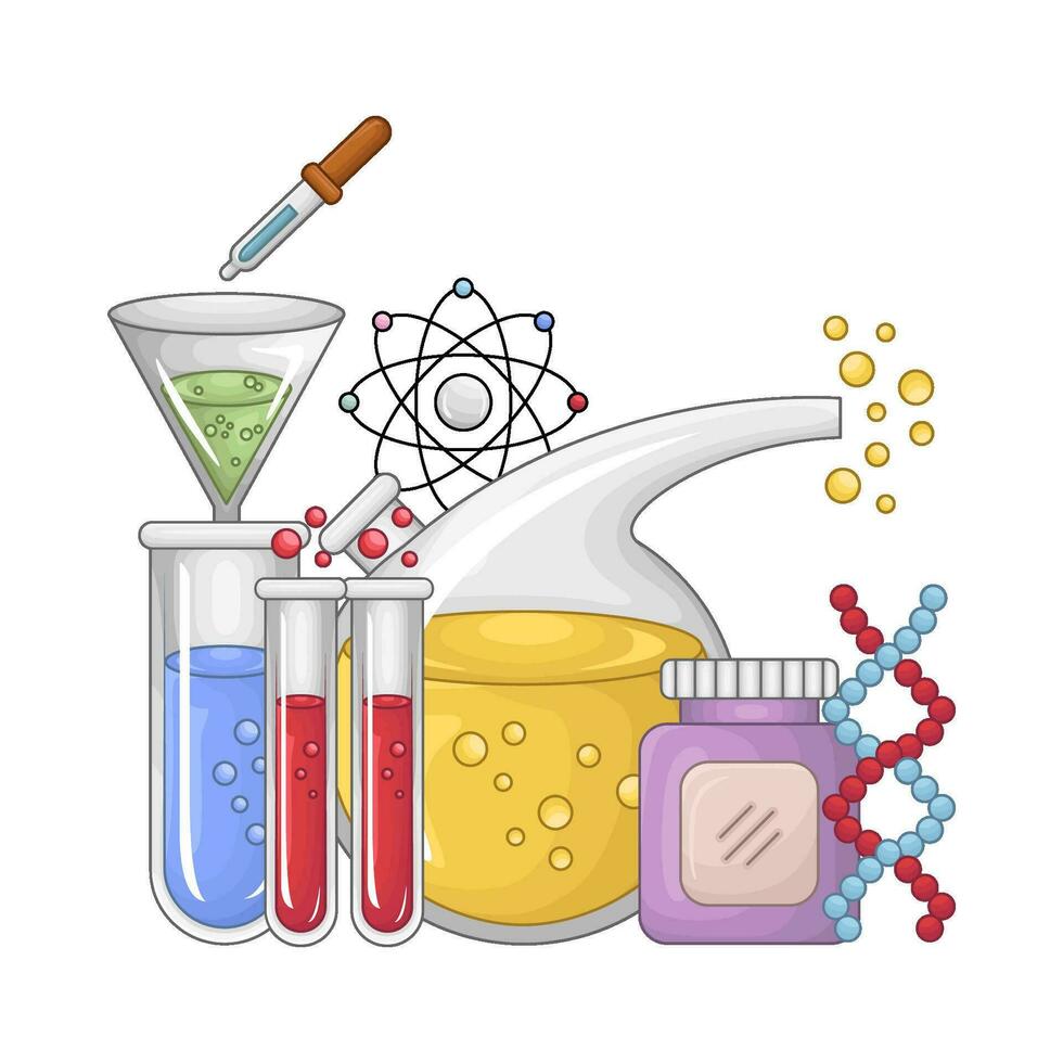 Chemie Biologie Illustration vektor