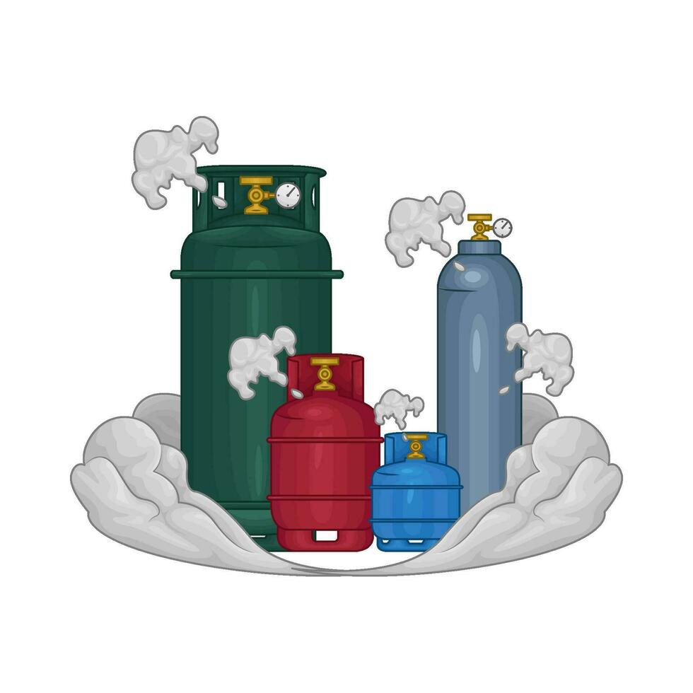 lpg gas illustration vektor