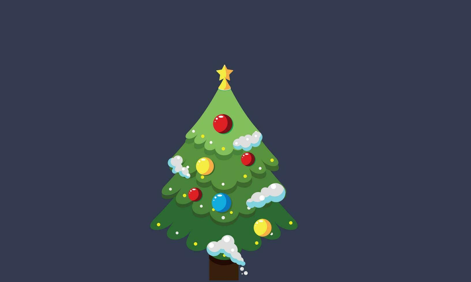 Baum zum Weihnachten vektor