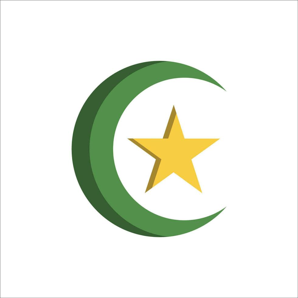 islamic kultur symboler ikon vektor illustration design