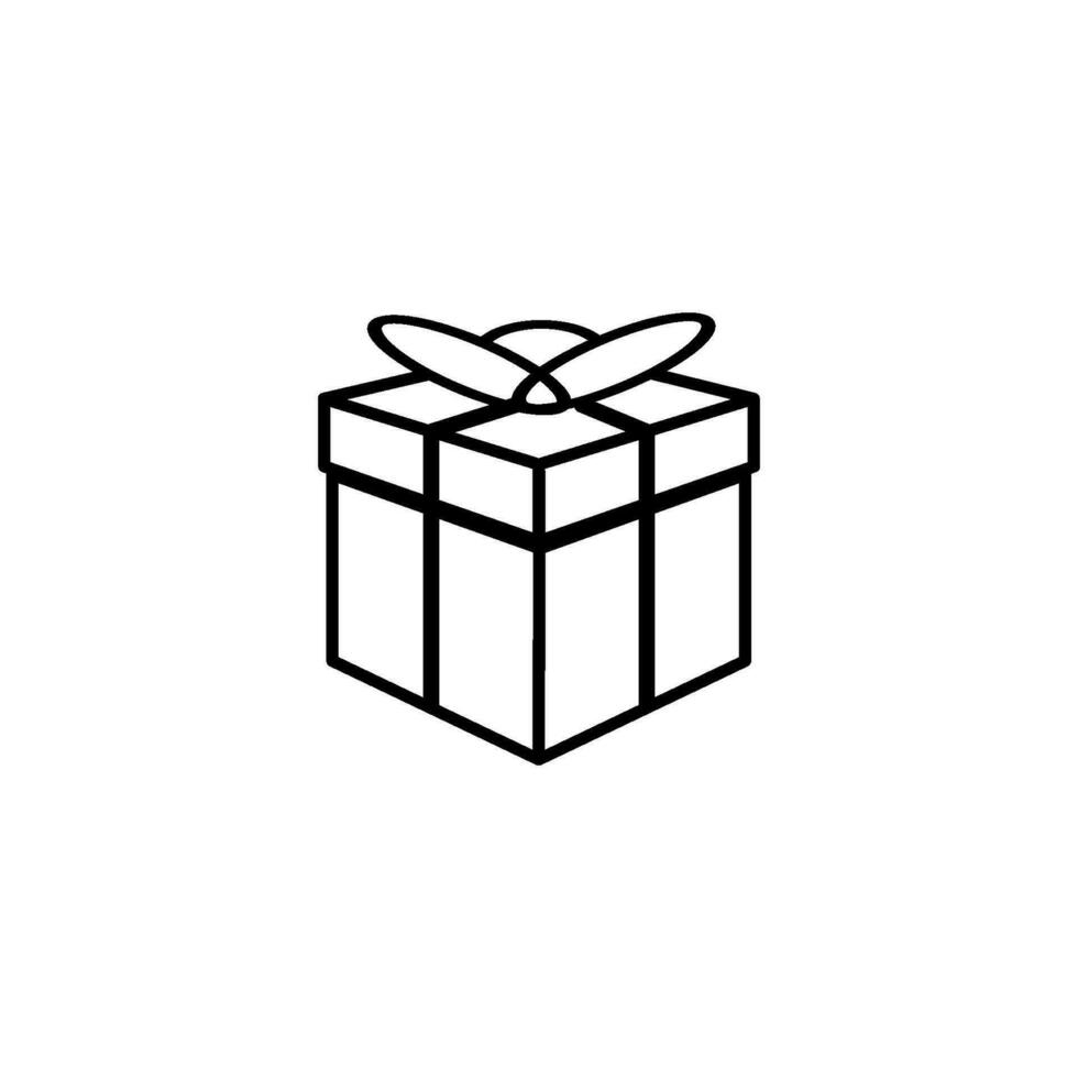 Geschenkbox Symbol Vektor