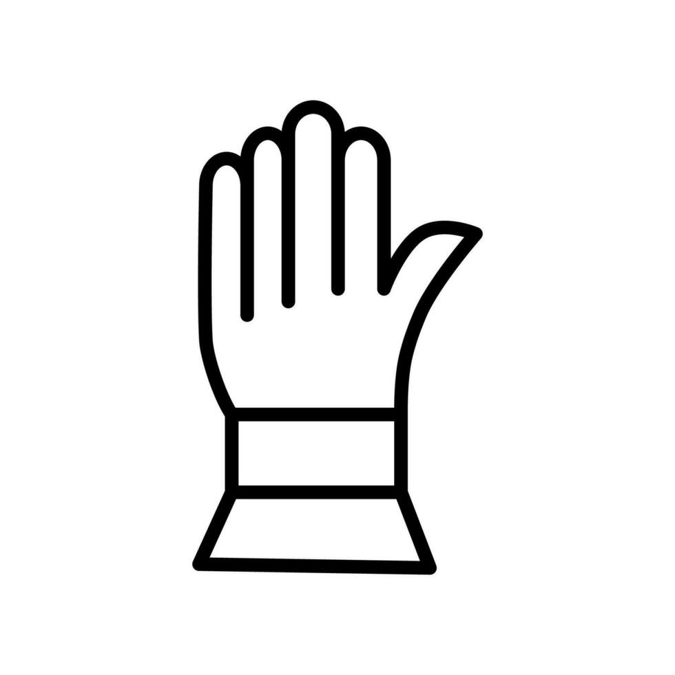 Handschuh Symbol Design Vektor