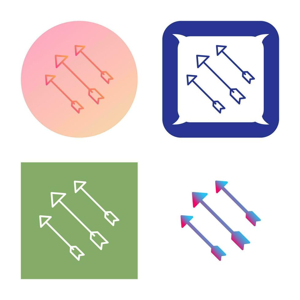 Einzigartiges Pfeil-Vektorsymbol vektor