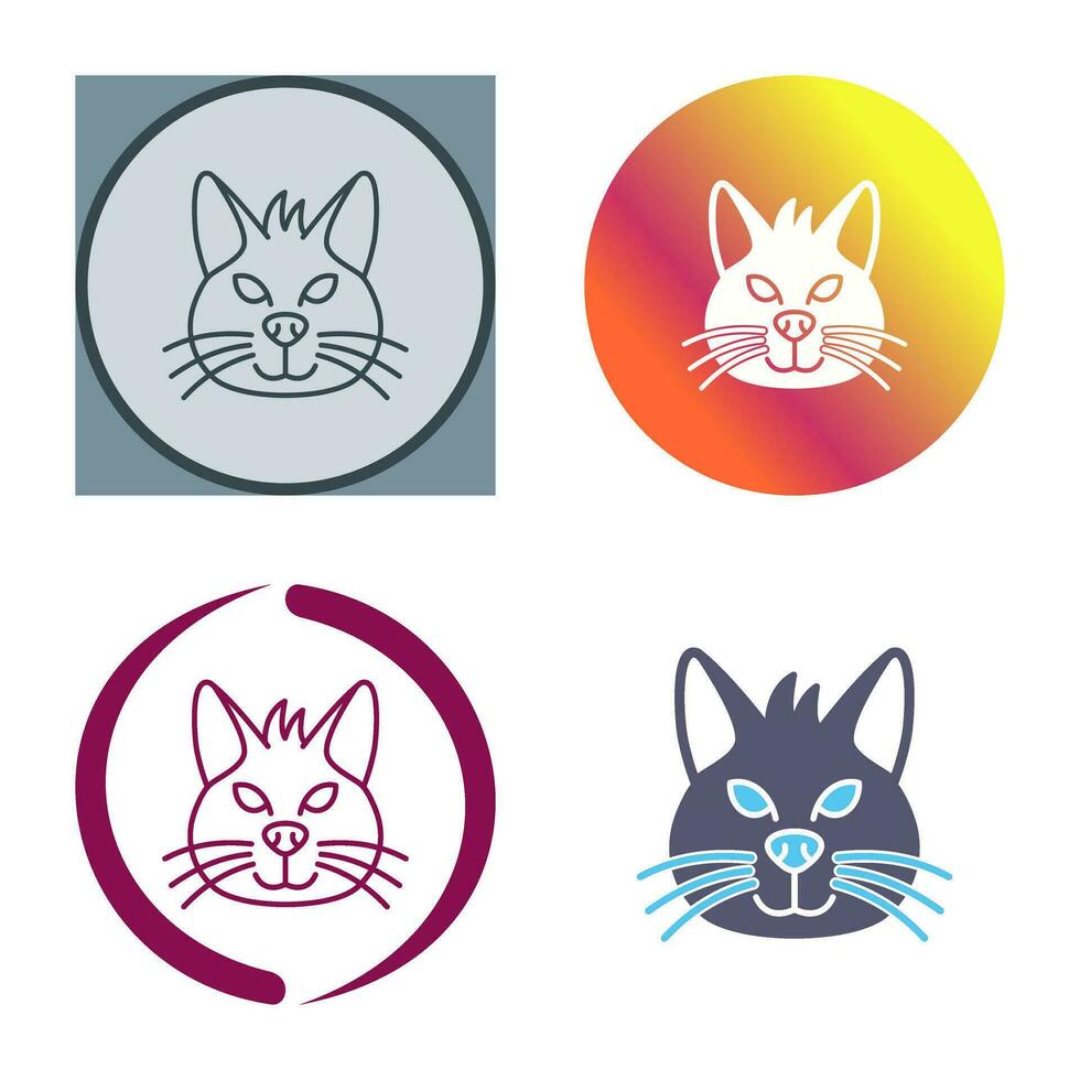 Katze-Vektor-Symbol vektor