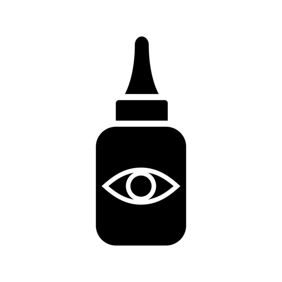 Auge Tropfen Symbol Design Vektor