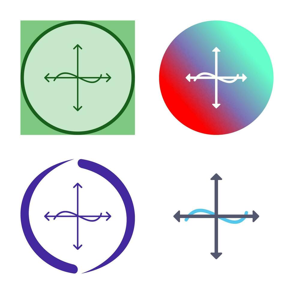 einzigartiges Diagrammvektorsymbol vektor