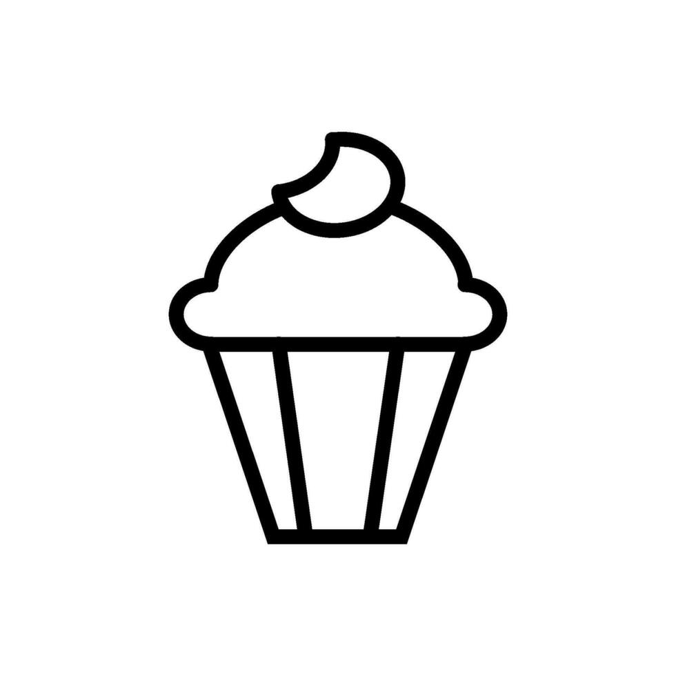 Cupcake Symbol Design Vektor