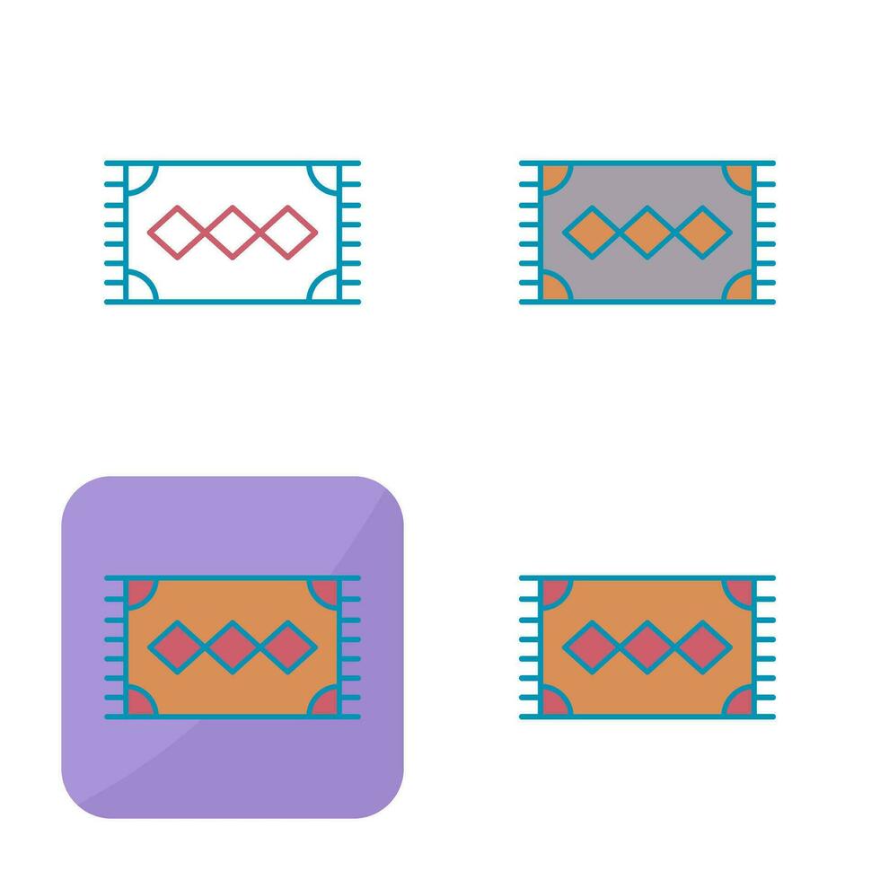 Teppich-Vektor-Symbol vektor