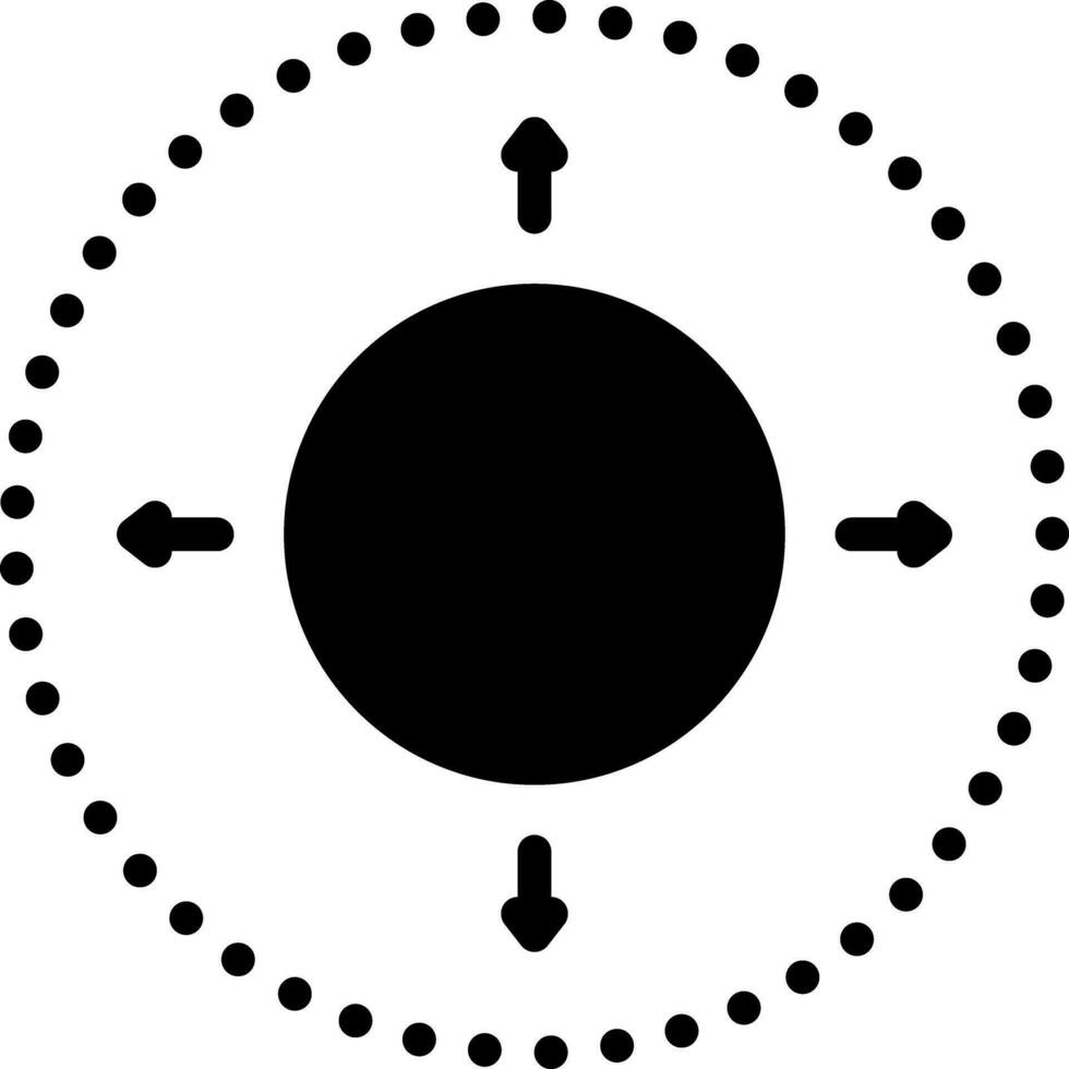 solide Symbol zum steigend vektor