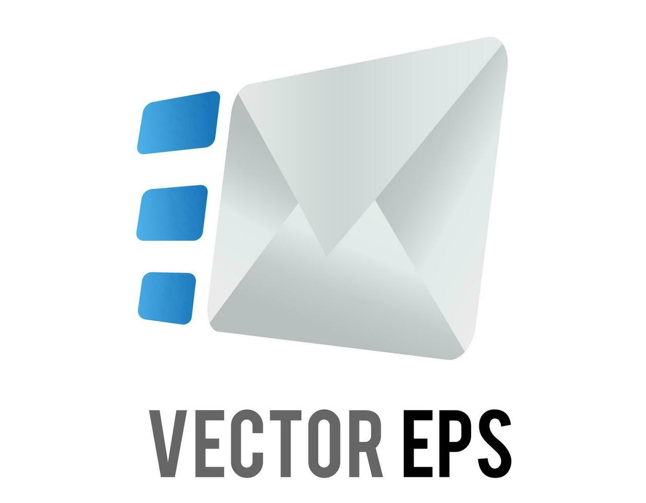 vektor vit e-post marknadsföring kampanjer ikon