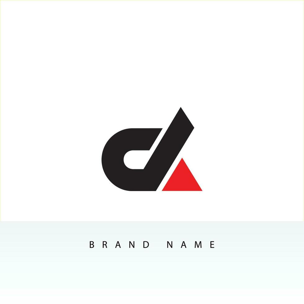 d-buchstabe-logo-design in der illustration. Vektorlogo, Kalligrafie-Designs für Logo, Poster, Einladung usw. vektor