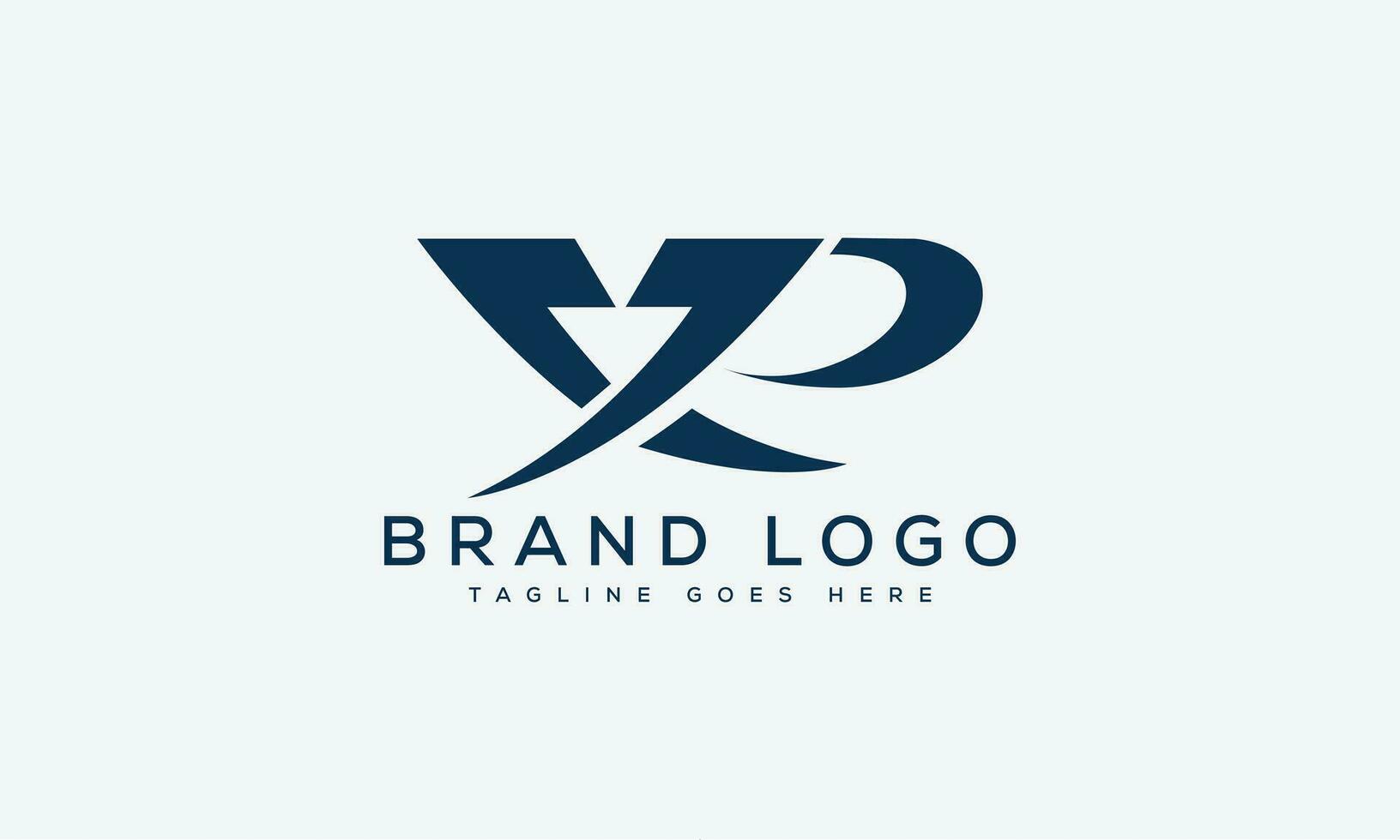 brev xp logotyp design vektor mall design för varumärke.