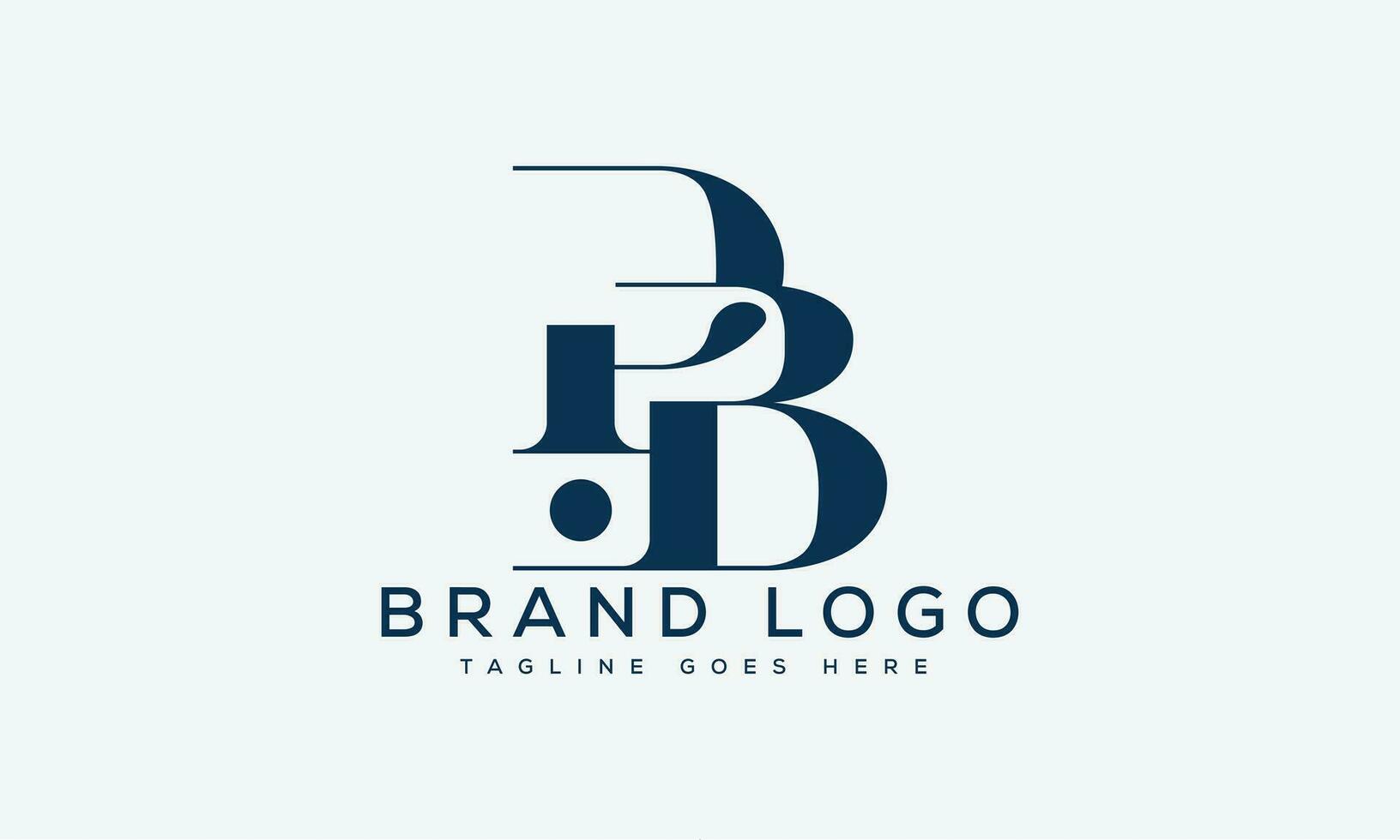 brev pb logotyp design vektor mall design för varumärke.
