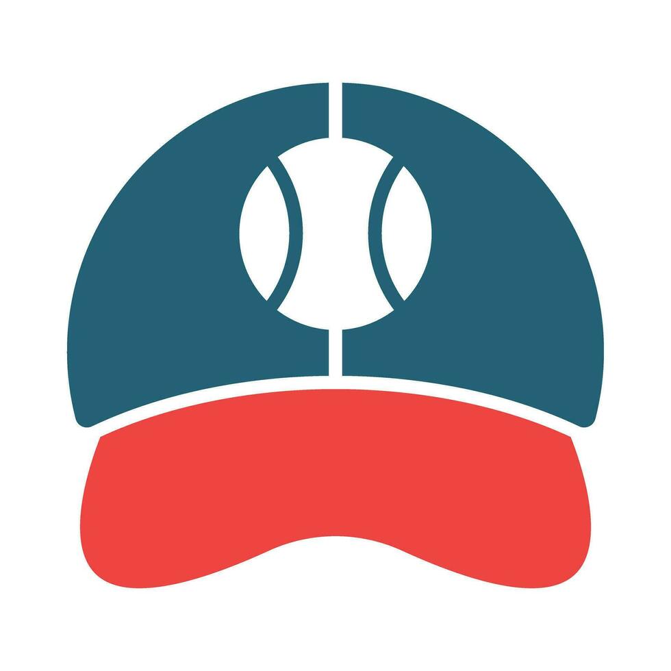 Hut Vektor Glyphe zwei Farbe Symbol zum persönlich und kommerziell verwenden.