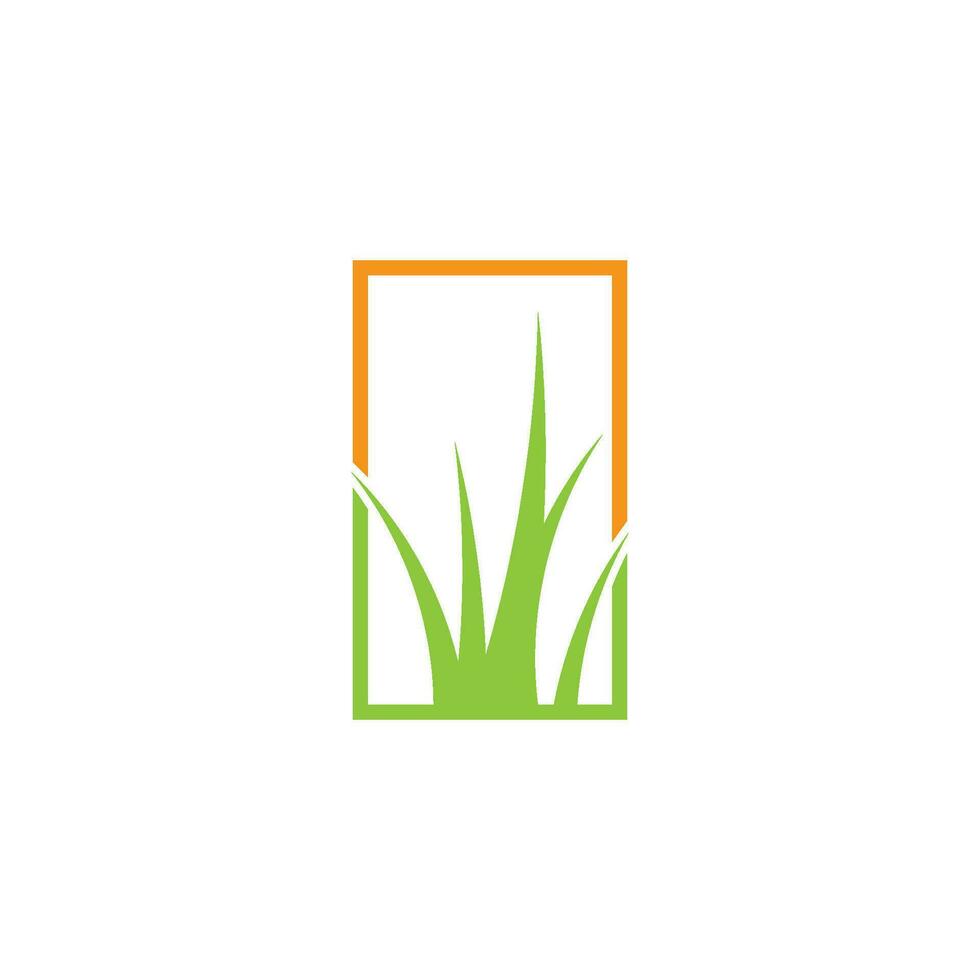 Gras-Icon-Design vektor