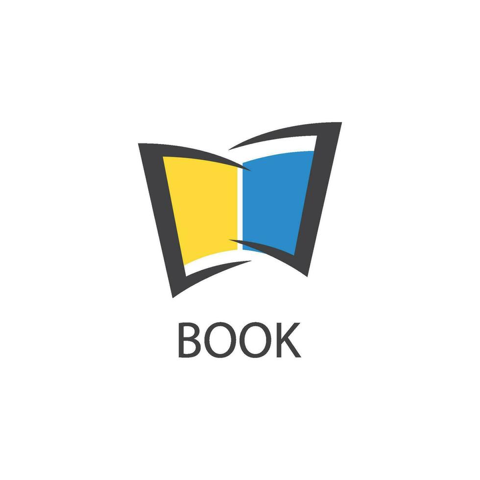Buch Logo Vektor Design