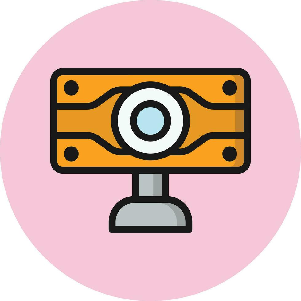 Webcam-Vektor-Icon-Design-Illustration vektor