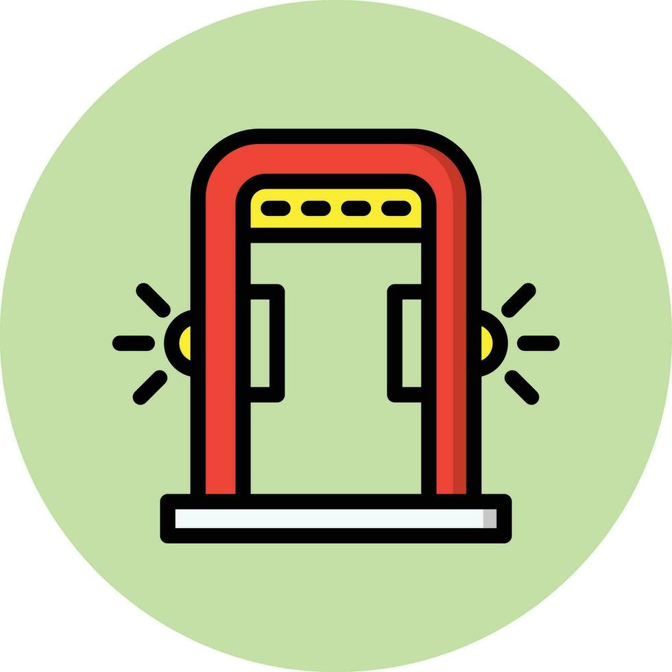 Körper Scanner Vektor Symbol Design Illustration