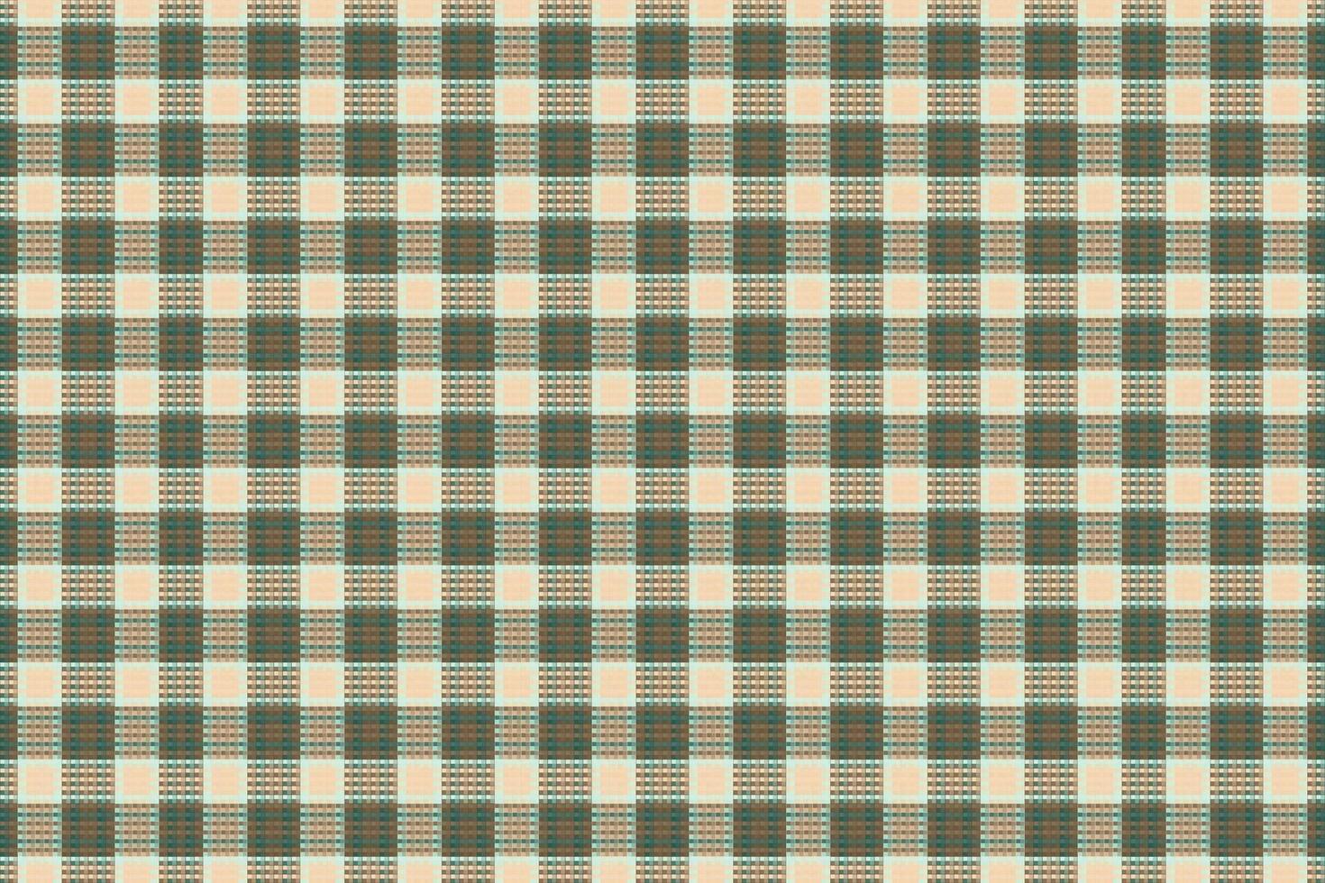 Tartan-Plaidmuster mit Textur und Retro-Farbe. vektor