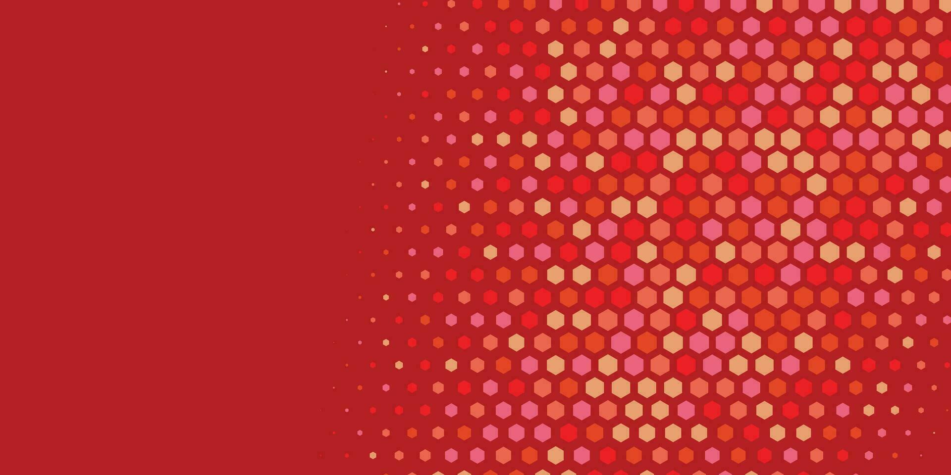 geometrisch abstrakt Hexagon zwei Farbe Hintergrund vektor