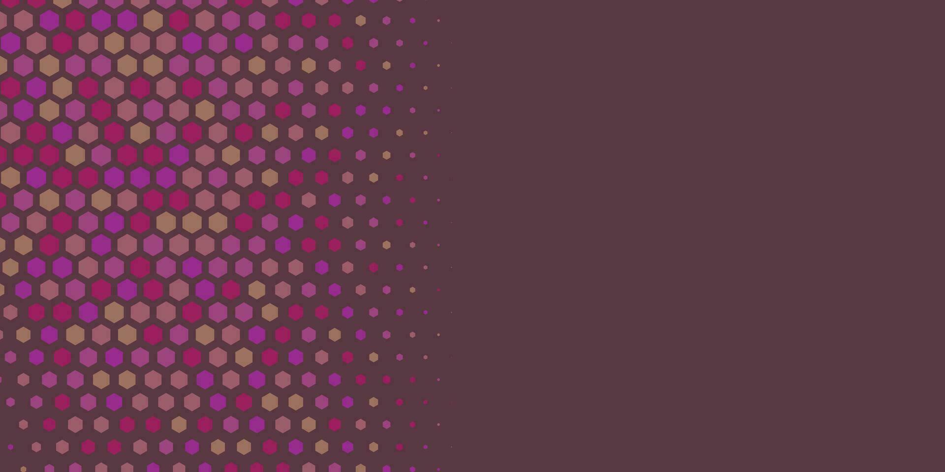 geometrisch abstrakt Hexagon zwei Farbe Hintergrund vektor