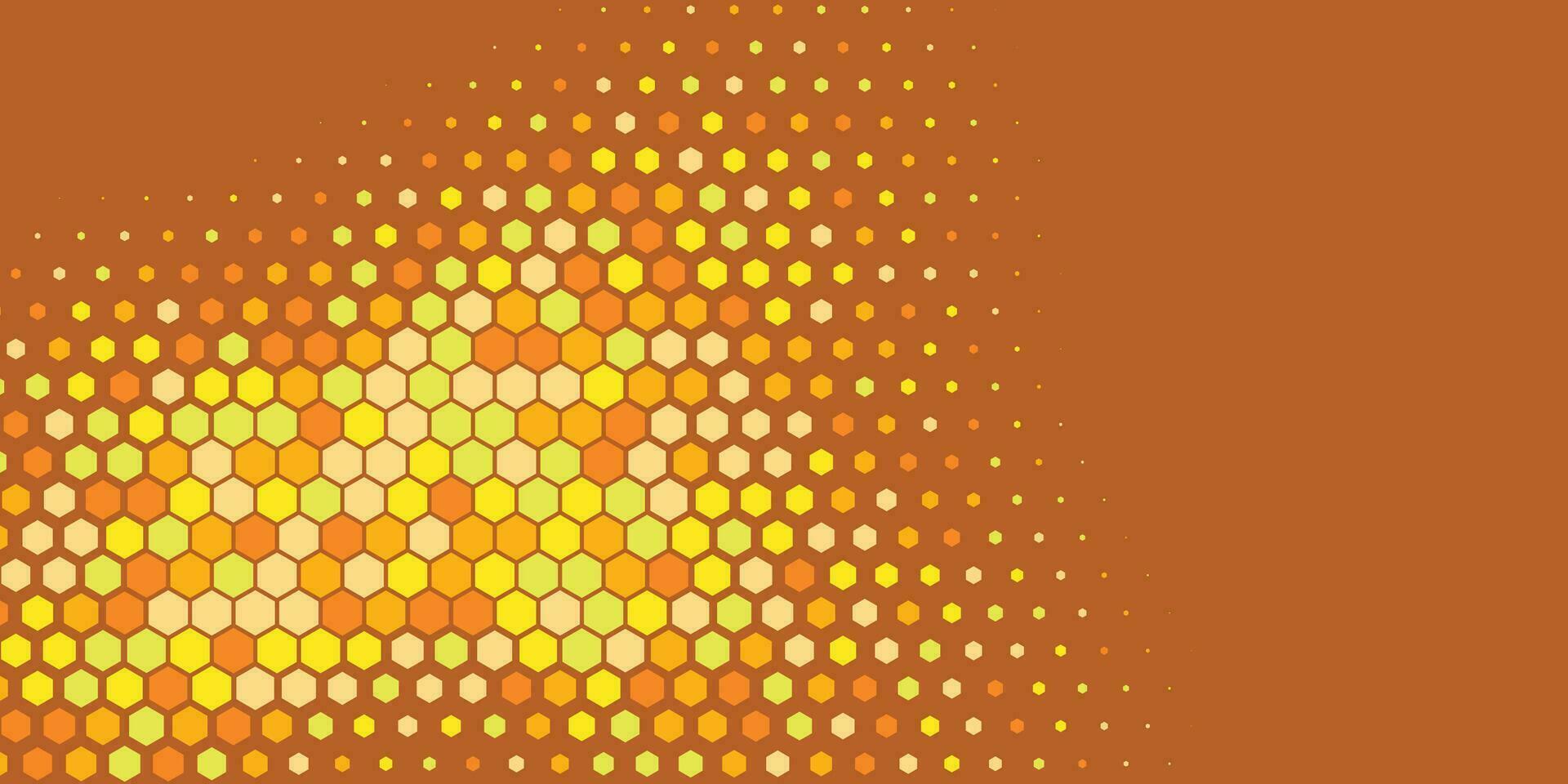 geometrisch abstrakt Hexagon zwei Farbe Hintergrund vektor