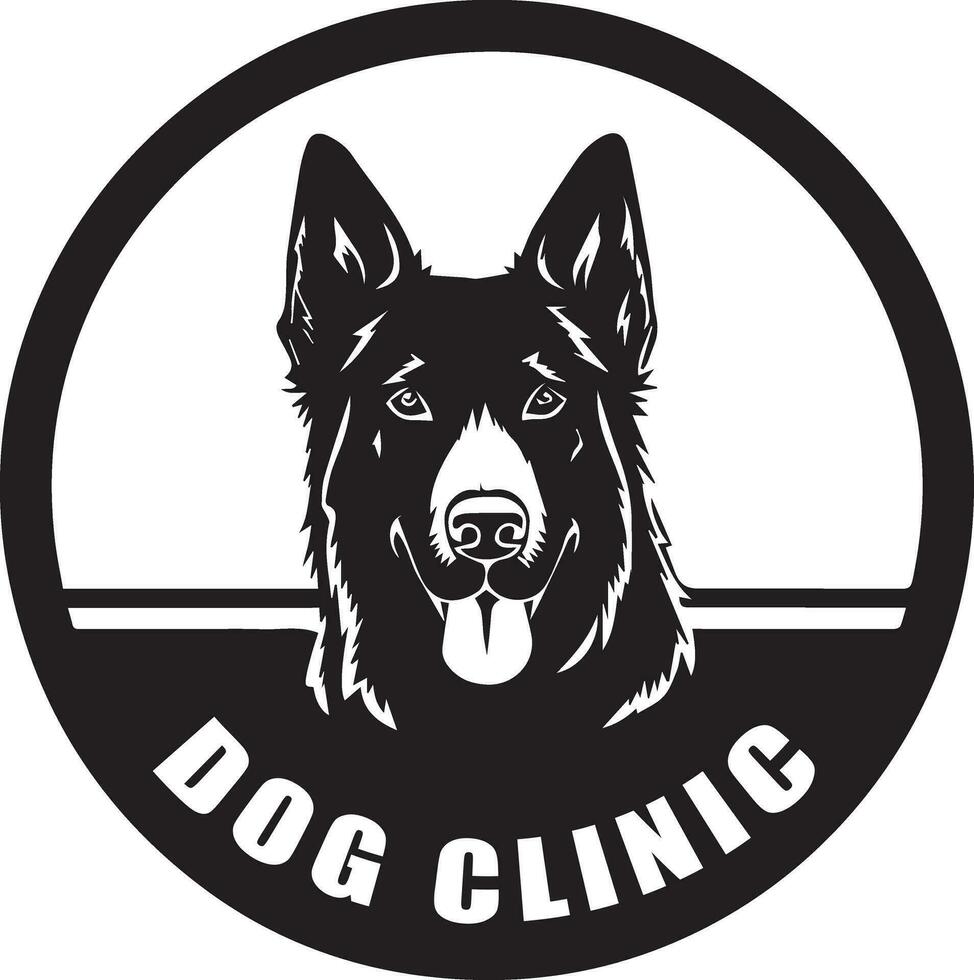 hund klinik vektor logotyp illustration 7