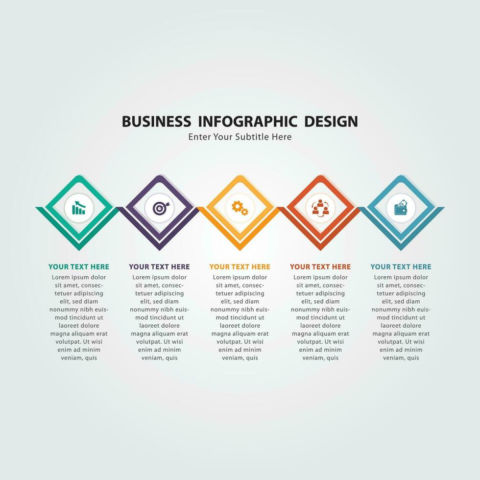 Geschäft die Info Grafik Design vektor