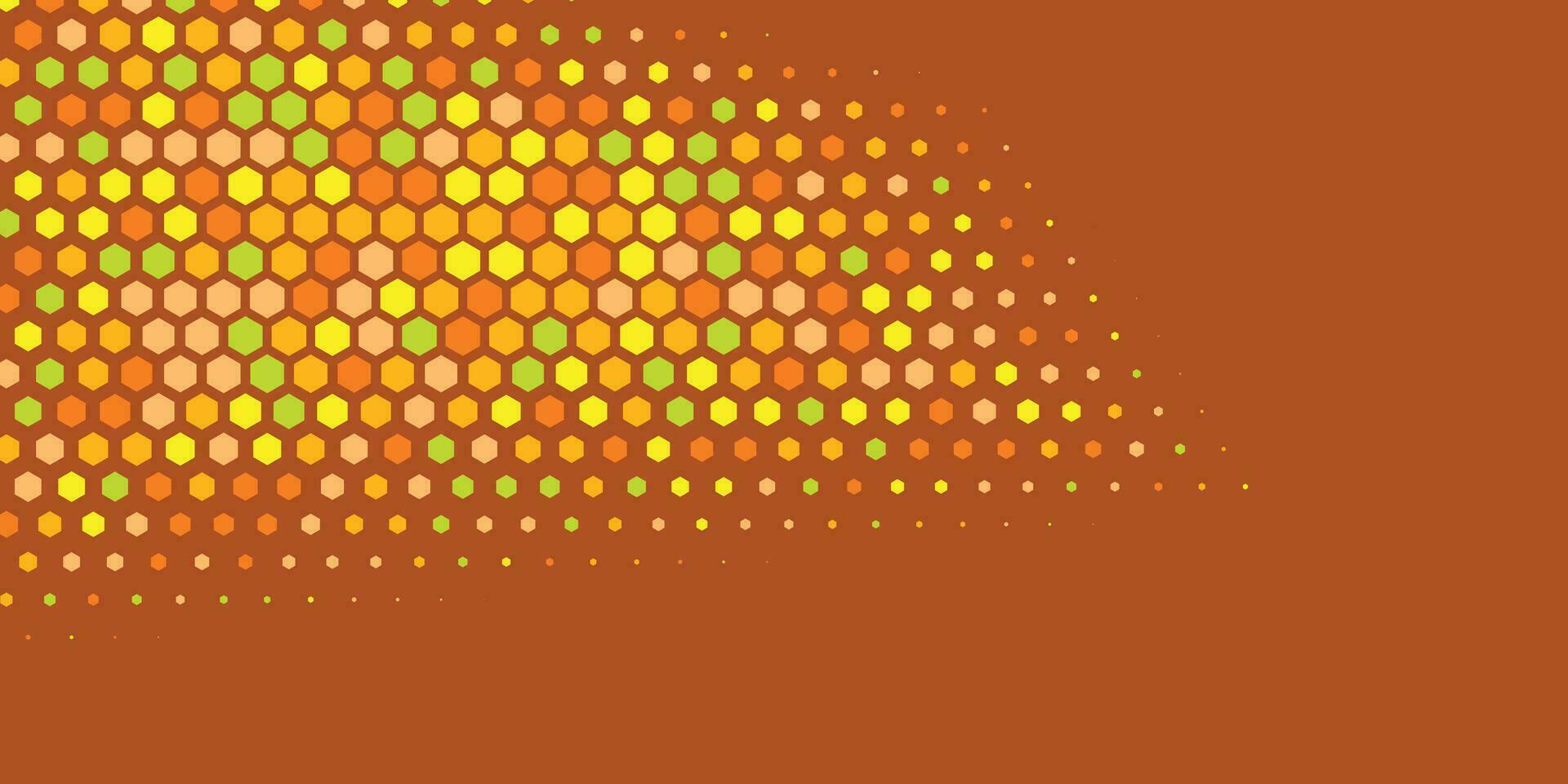 geometrisch abstrakt Hexagon zwei Farbe Hintergrund vektor