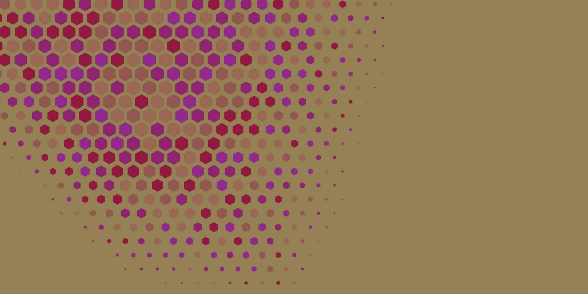 geometrisch abstrakt Hexagon zwei Farbe Hintergrund vektor