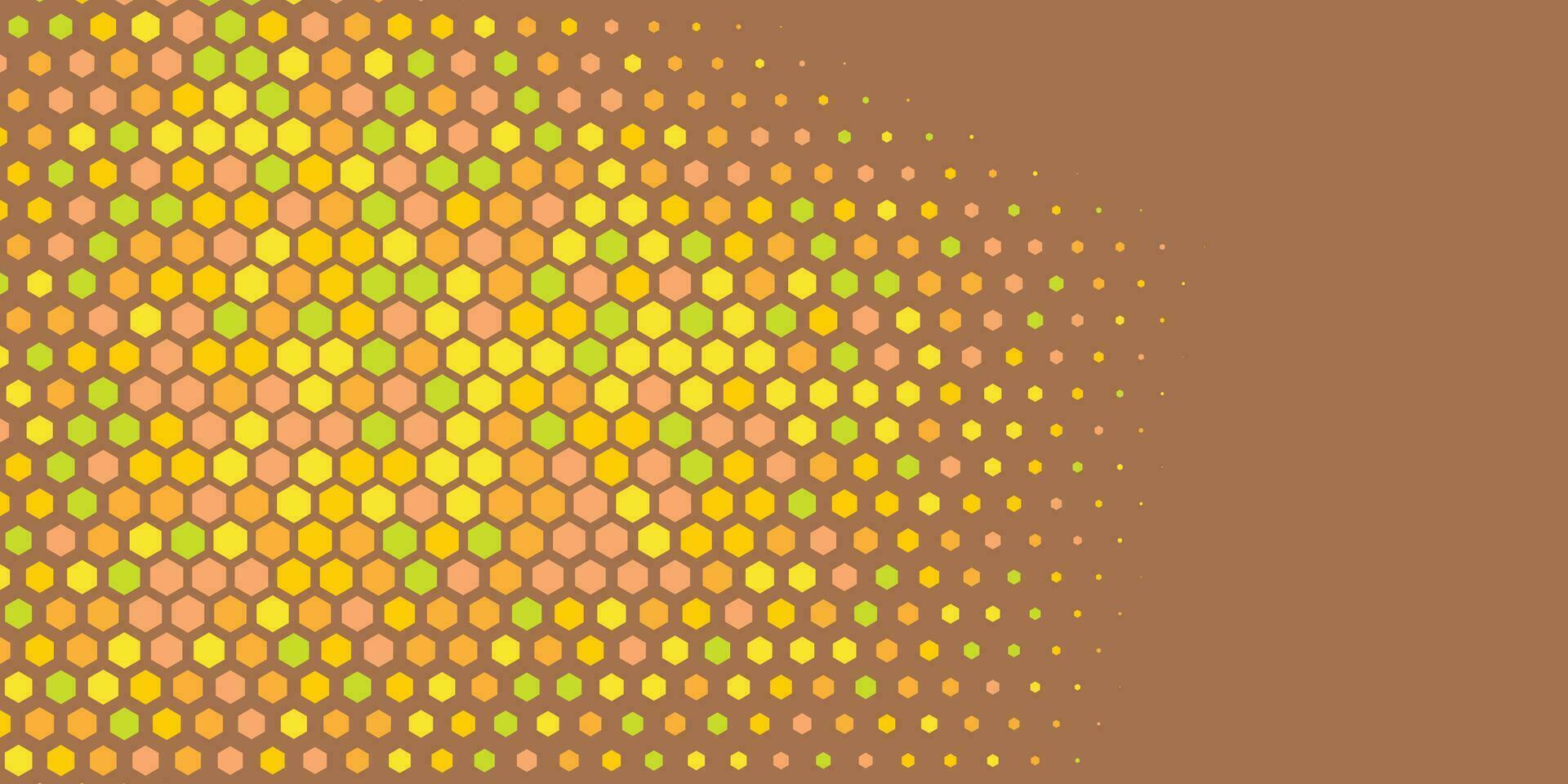 geometrisch abstrakt Hexagon zwei Farbe Hintergrund vektor