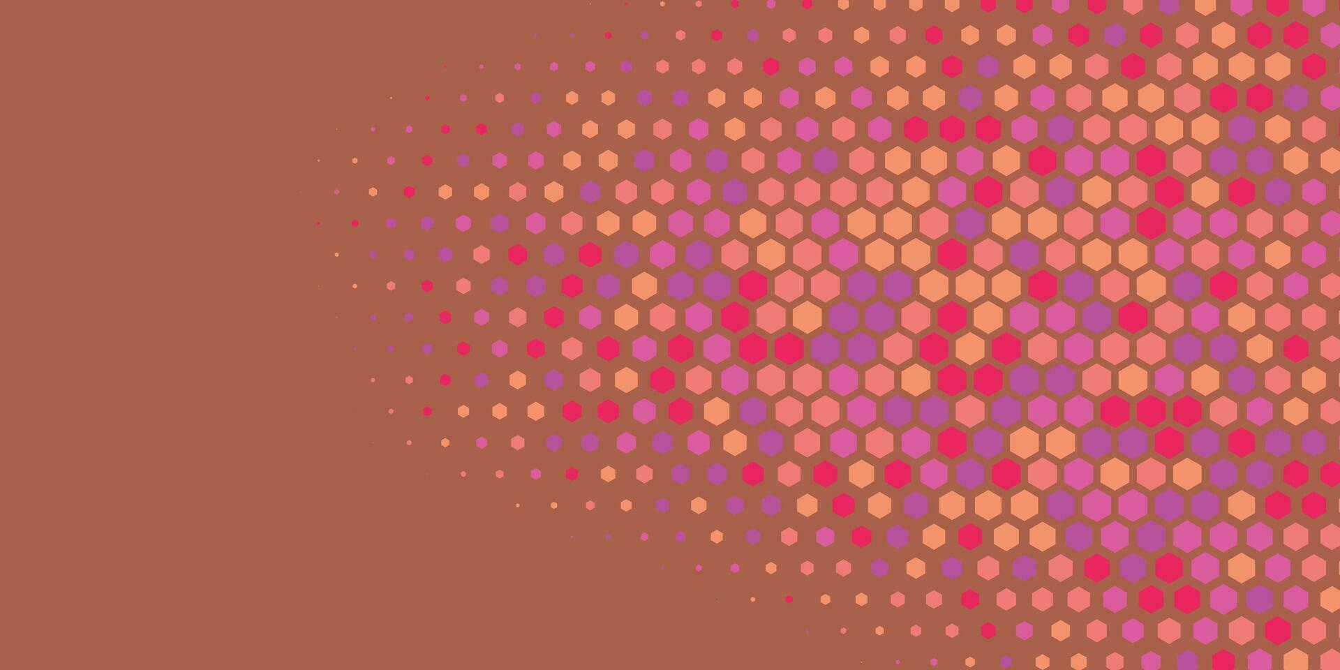 geometrisch abstrakt Hexagon zwei Farbe Hintergrund vektor