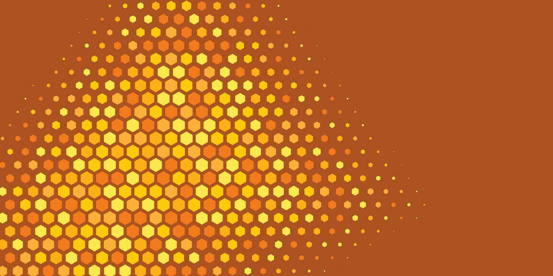 geometrisch abstrakt Hexagon zwei Farbe Hintergrund vektor