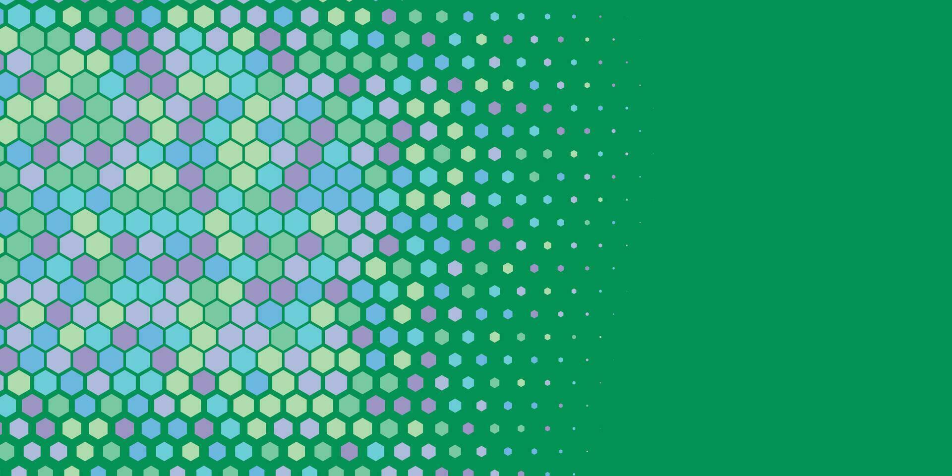 geometrisch abstrakt Hexagon zwei Farbe Hintergrund vektor