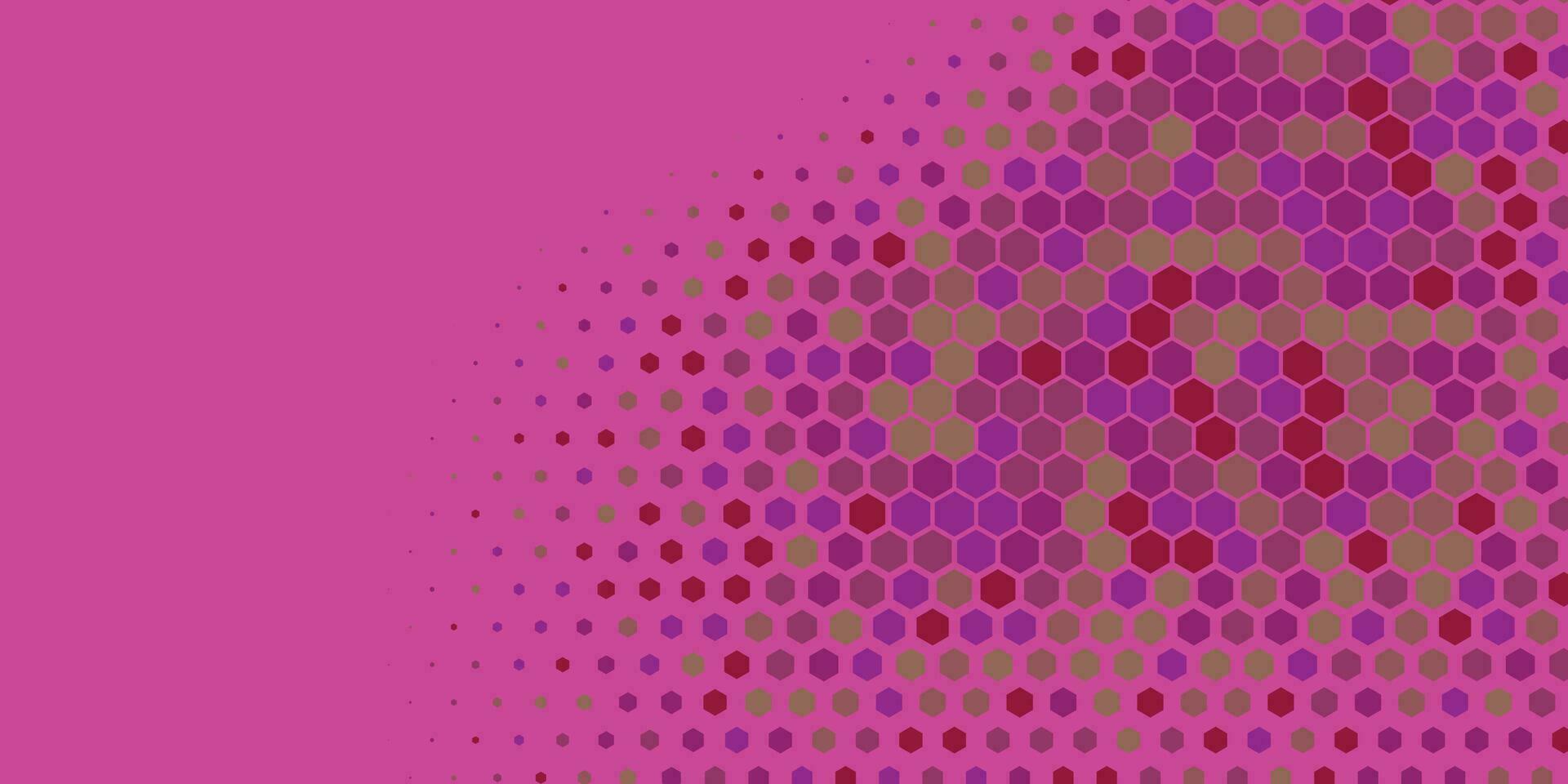 geometrisch abstrakt Hexagon zwei Farbe Hintergrund vektor