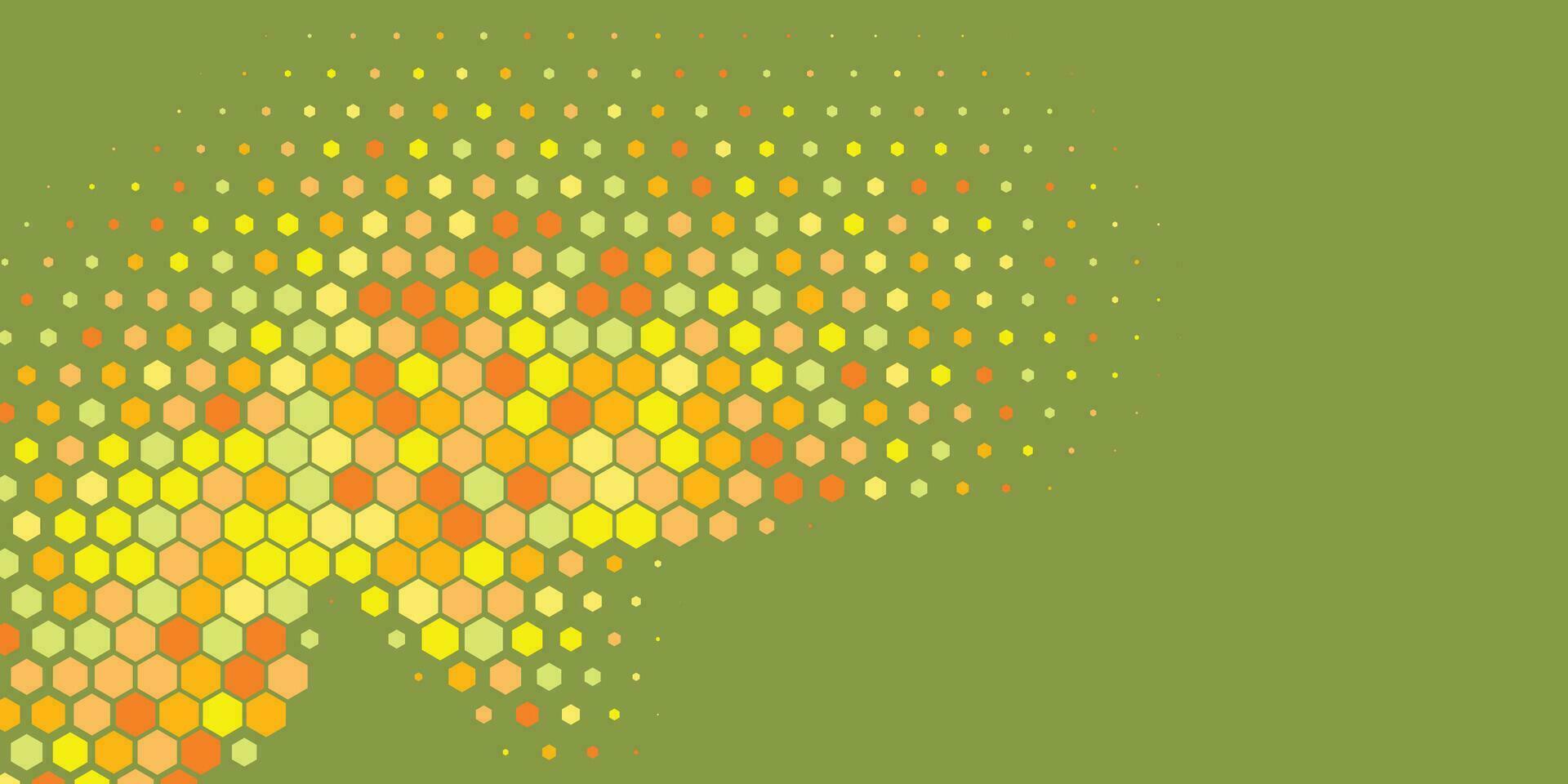 geometrisch abstrakt Hexagon zwei Farbe Hintergrund vektor