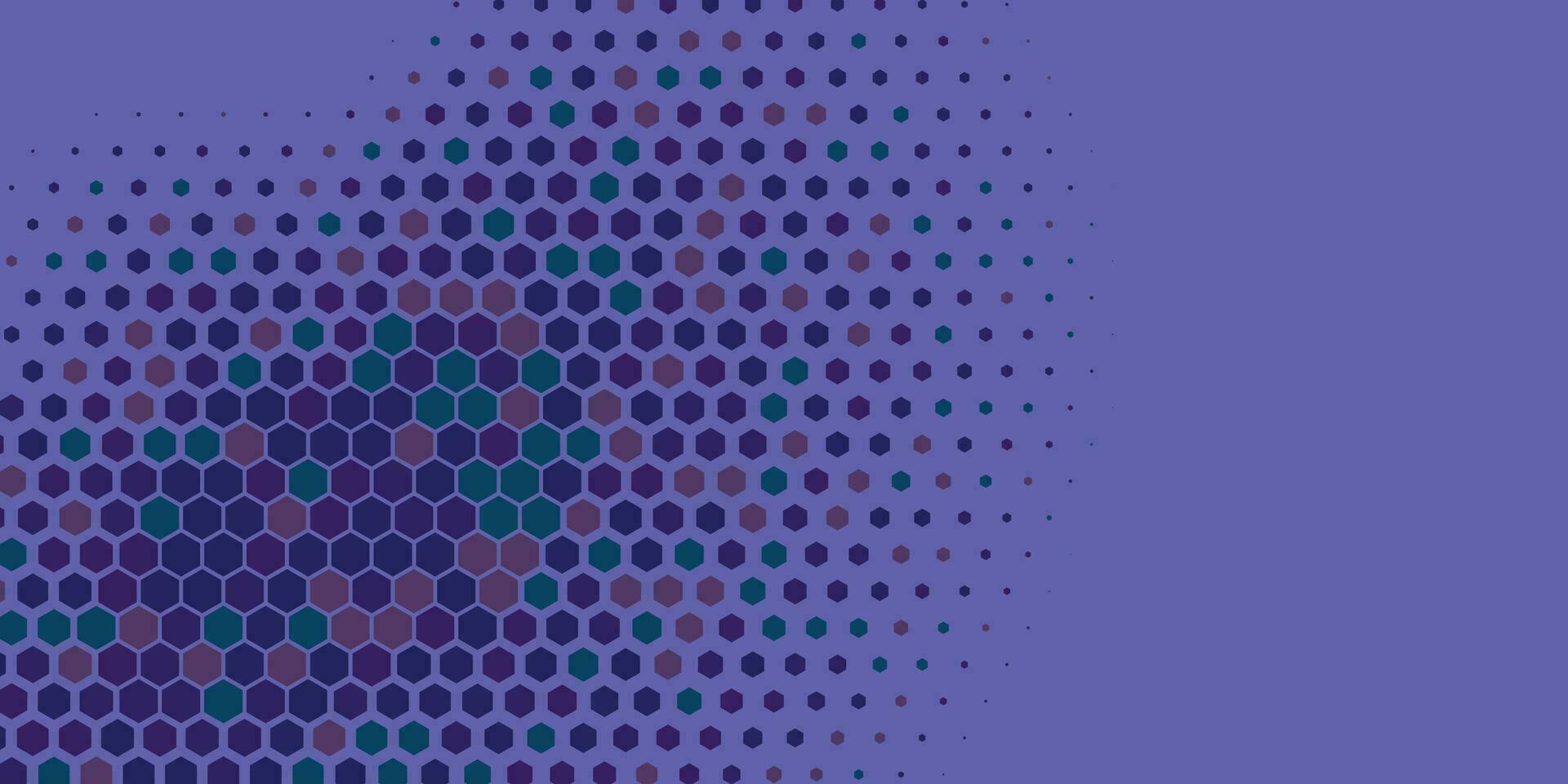 geometrisch multi Größe Hexagon mit multi Farbe Hintergrund vektor