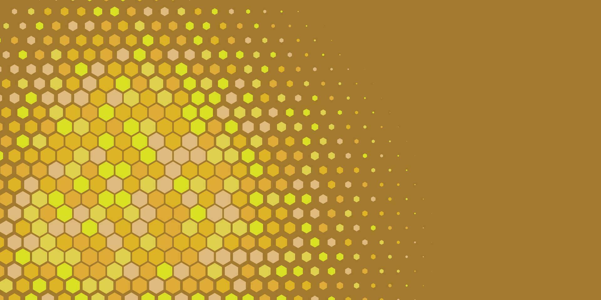 geometrisch multi Größe Hexagon mit multi Farbe Hintergrund vektor