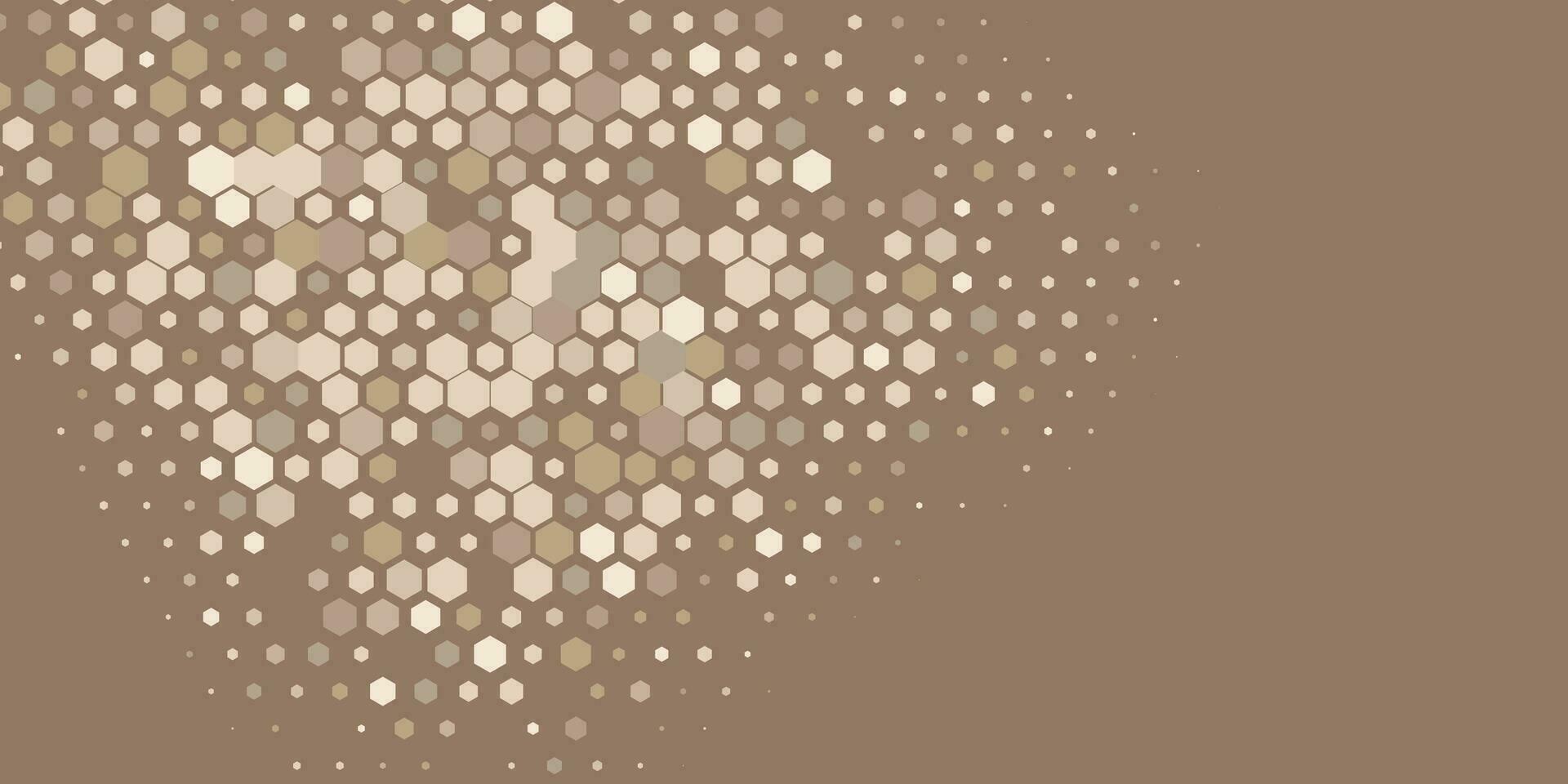 geometrisch multi Größe Hexagon mit multi Farbe Hintergrund vektor