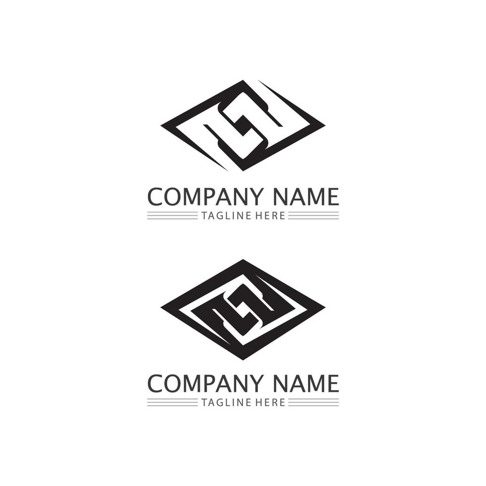 Infinity-Design-Logo und 8-Icon-Business- und Corporate-Infinity-Symbol vektor